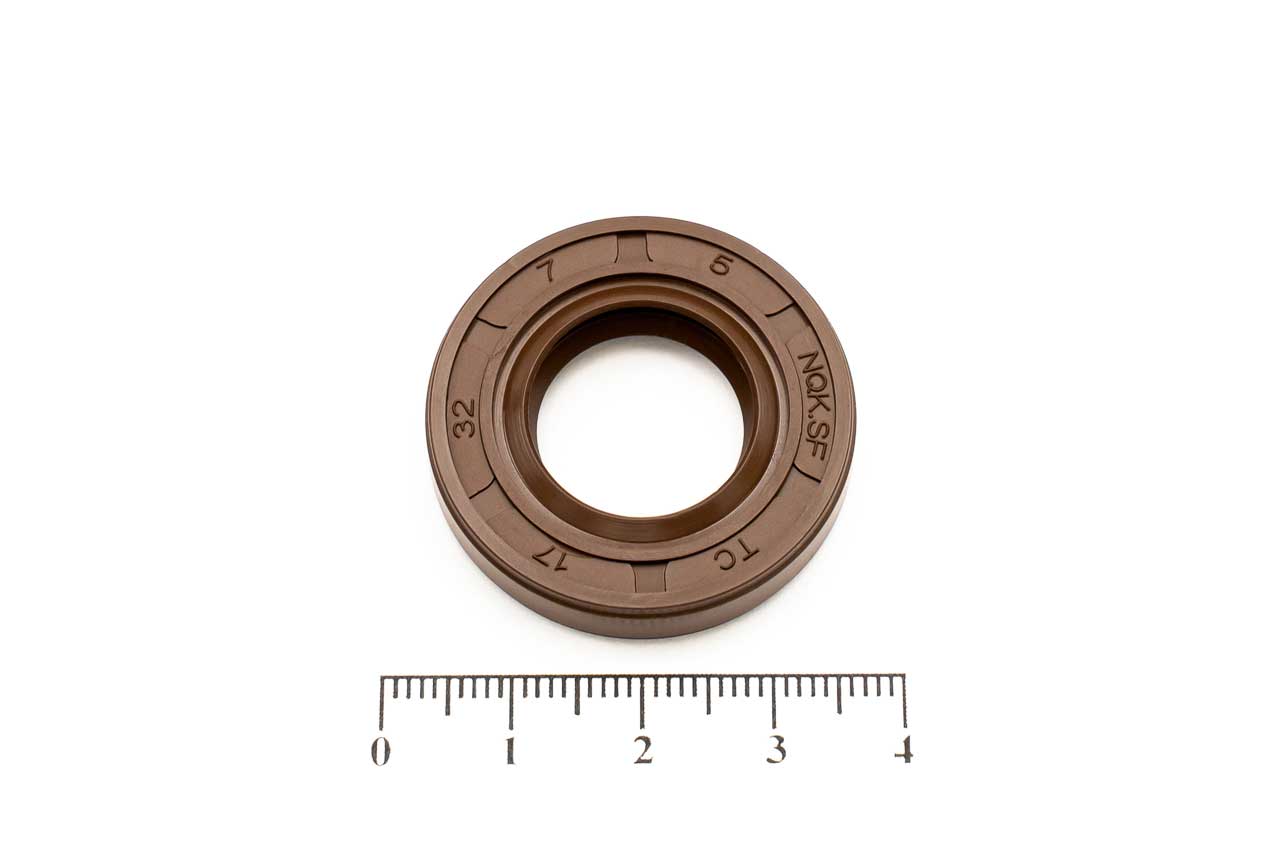 Сальник (манжета армир.) фторкаучук FKM 2-17х32х7
