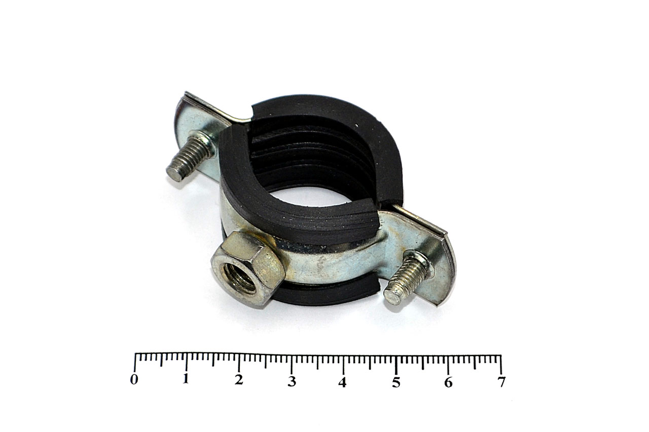 Хомут трубный с гайкой 25-28 W1 (3/4")