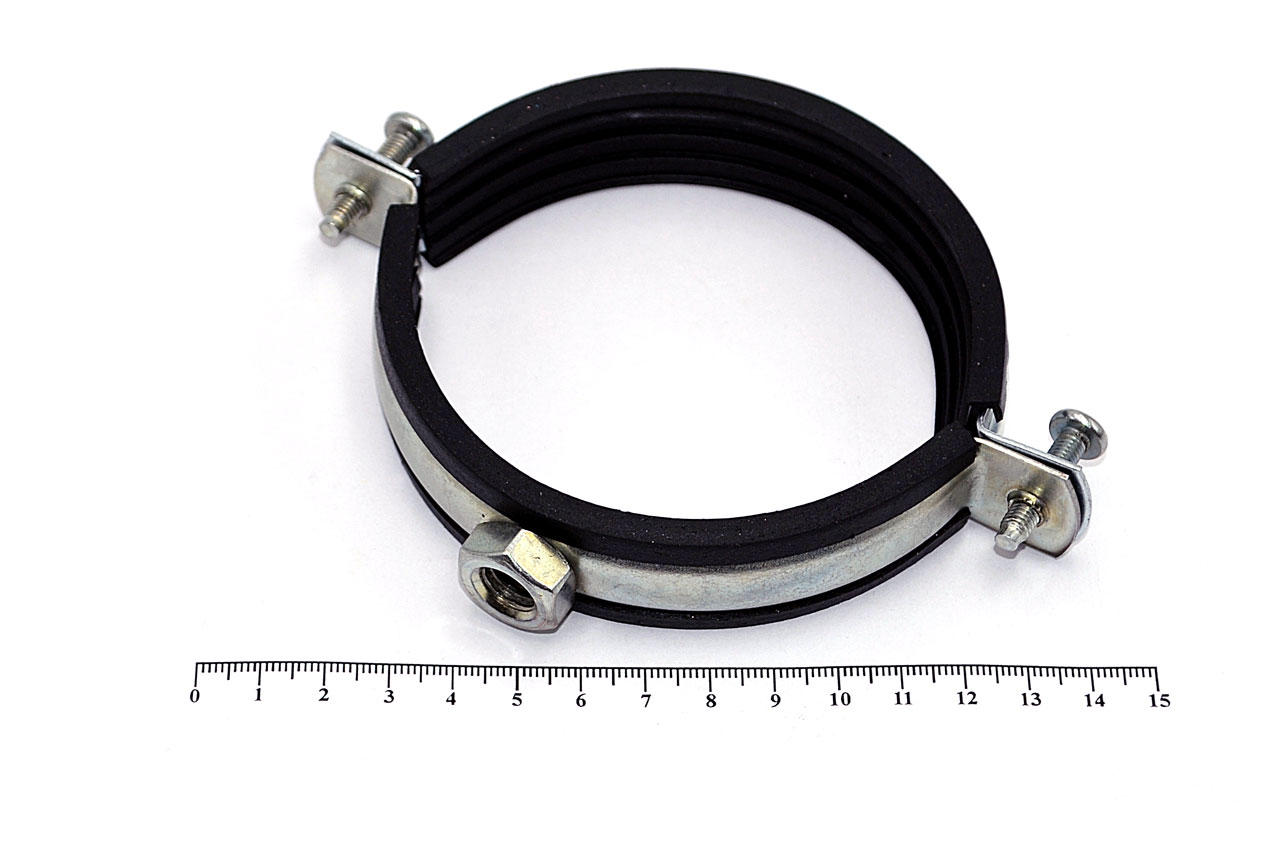 Хомут трубный с гайкой 87-92 W1 (3")