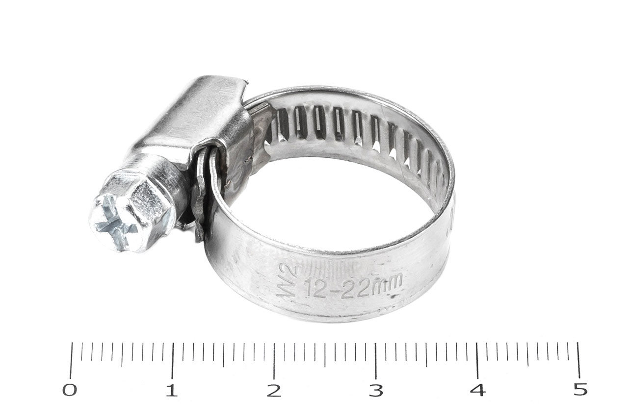 Хомут червячный 16-25/9 нерж. W2 (AISI 430)