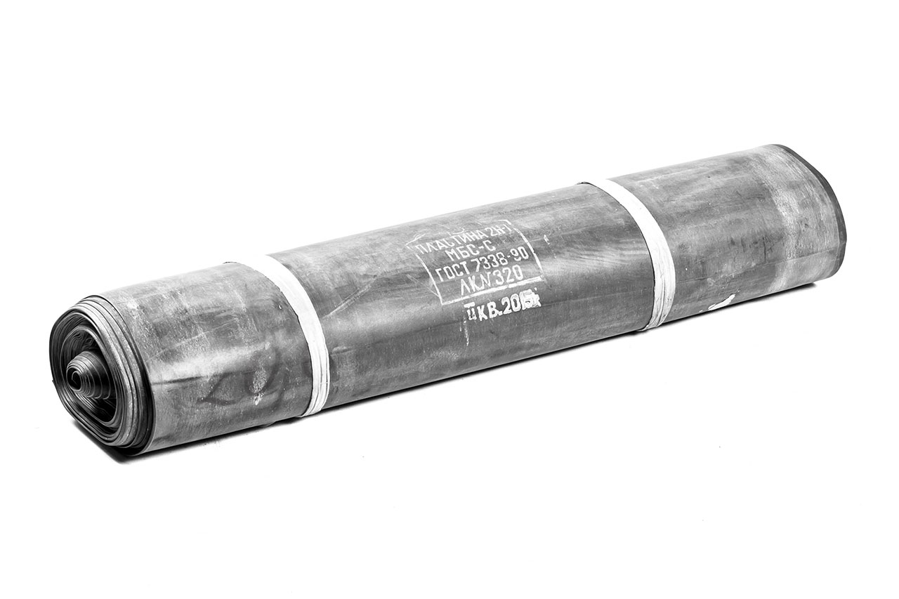 Техпластина 3 мм МБС-С 2Н (шир.~1400 мм) ГОСТ 7338-90