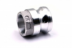 Камлок переходной алюм. А-2015 (ПАПА 50мм + внутр. резьба 38мм) 2" х 1 1/2"